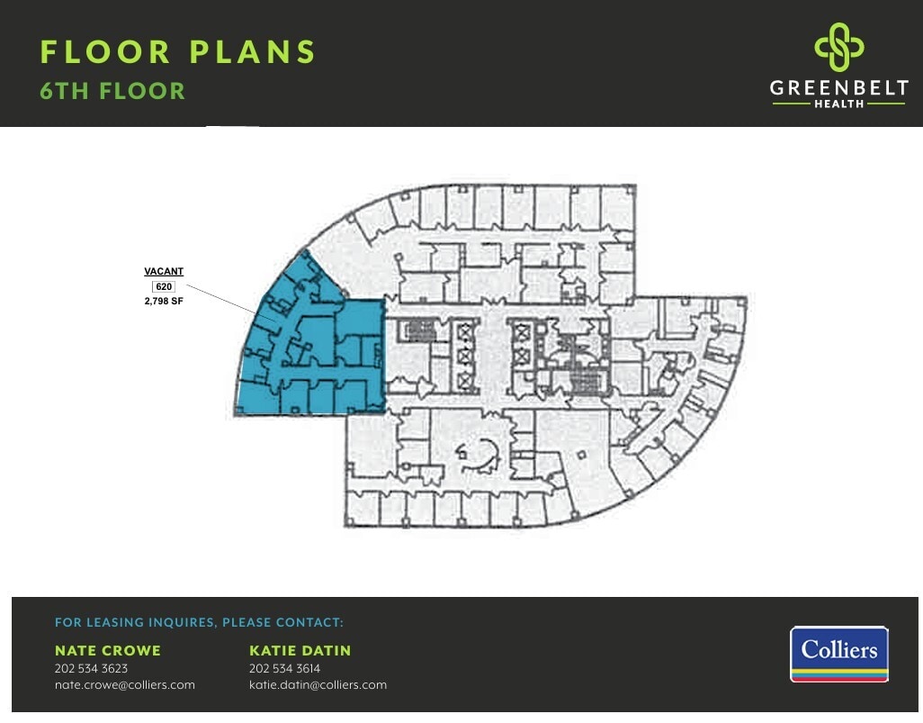 7501 Greenway Center Dr, Greenbelt, MD à louer Photo du bâtiment- Image 1 de 1