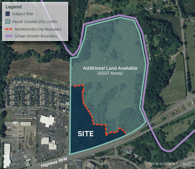 3225 NE Highway 99W, Mcminnville, OR à vendre - Plan de site - Image 2 de 2