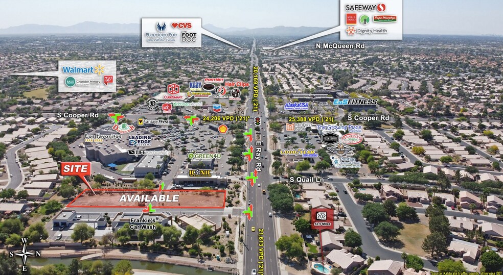 647 W Ray Rd, Gilbert, AZ à louer - Aérien - Image 3 de 43