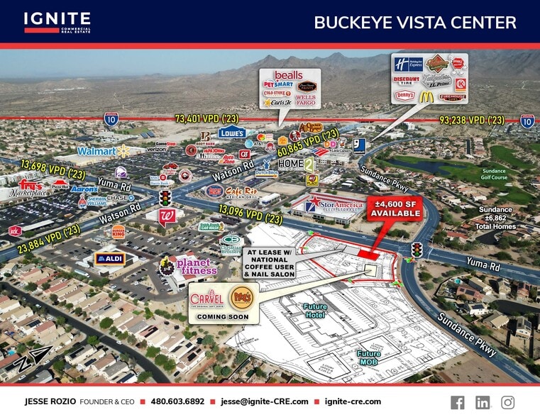 E SEC of Yuma Rd and Watson Rd, Buckeye, AZ for lease - Building Photo - Image 3 of 7