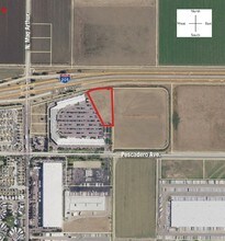 1005 E Pescadero Ave, Tracy, CA - Aérien  Vue de la carte