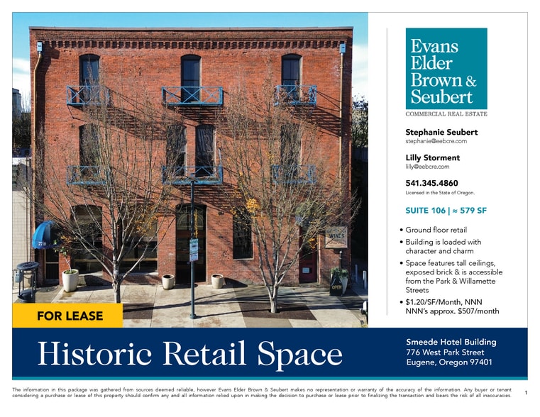 776 W Park St, Eugene, OR for lease - Building Photo - Image 2 of 3