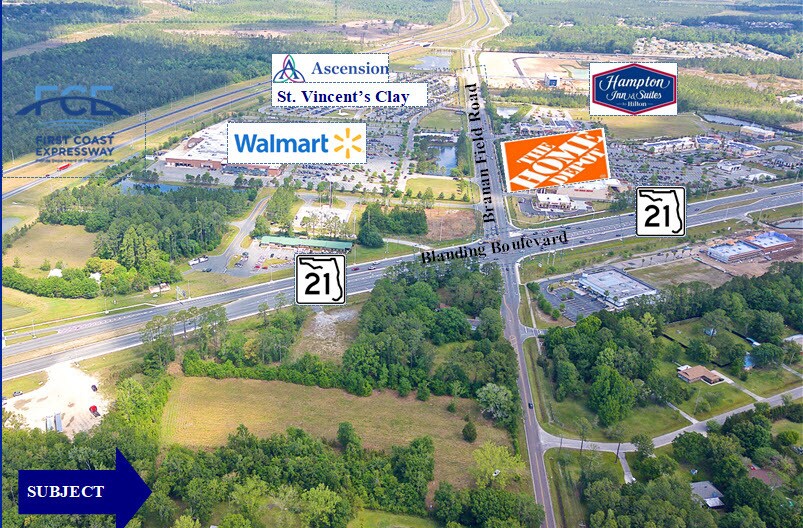 1570-1574 Baxley Rd, Middleburg, FL à vendre - Aérien - Image 2 de 10