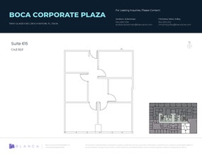 7900 Glades Rd, Boca Raton, FL à louer Plan d’étage- Image 1 de 1