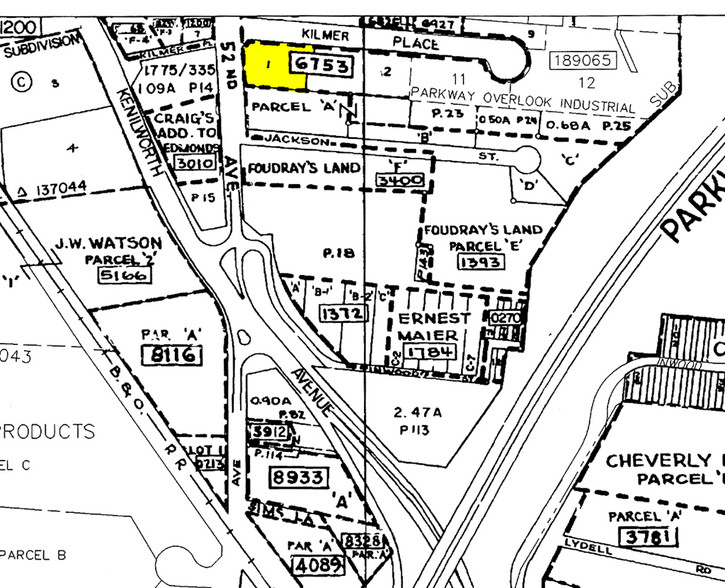 3401 52nd Ave, Hyattsville, MD à vendre - Plan cadastral - Image 2 de 6