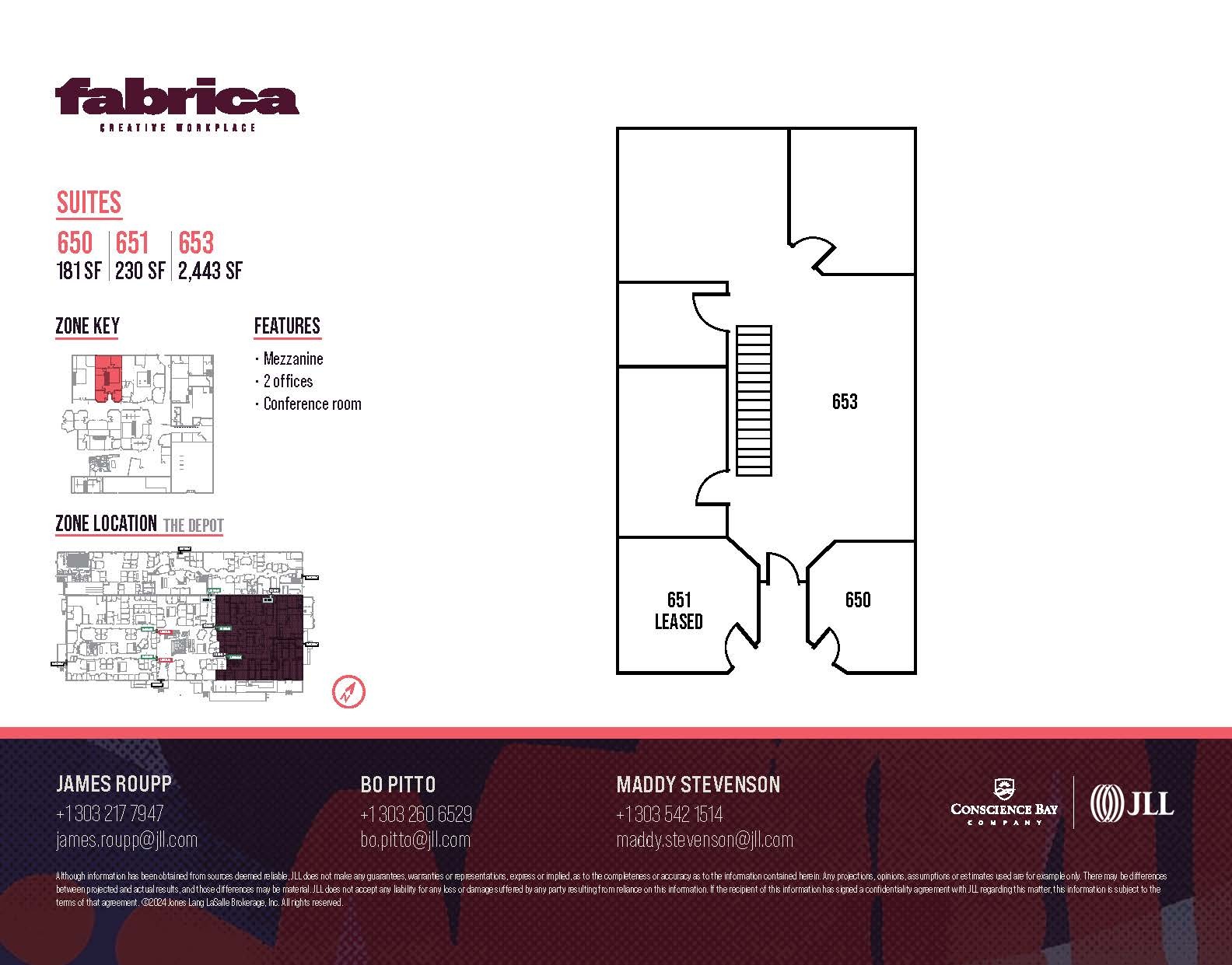 3001 Brighton Blvd, Denver, CO à louer Plan d’étage- Image 1 de 1