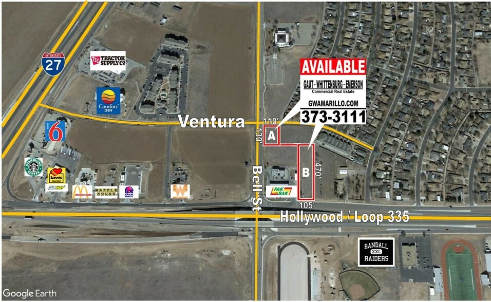Bell at Hollywood - NEC, Amarillo, TX for sale - Building Photo - Image 1 of 1