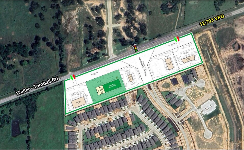 0 Waller-Tomball Rd, Hockley, TX à louer - Plan de site - Image 3 de 3