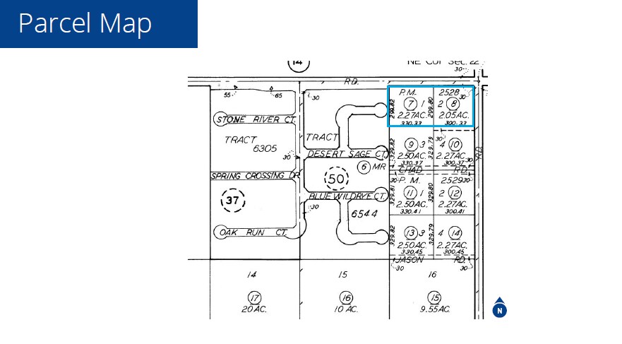 4143 Renfro Rd, Bakersfield, CA à vendre - Plan cadastral - Image 2 de 2