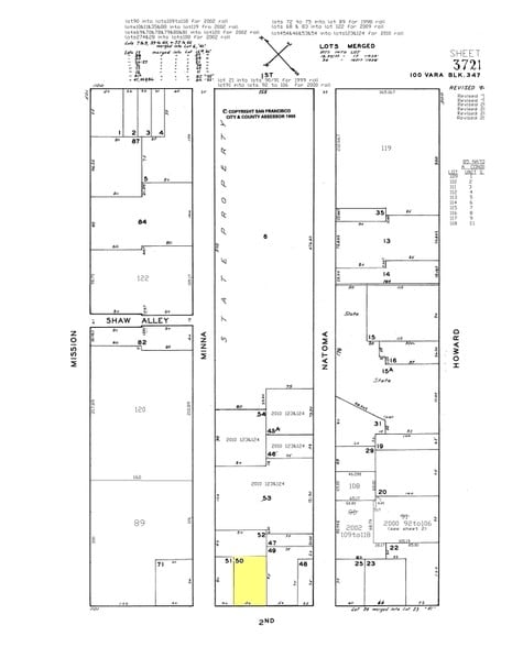 143 2nd St, San Francisco, CA for lease - Plat Map - Image 2 of 14
