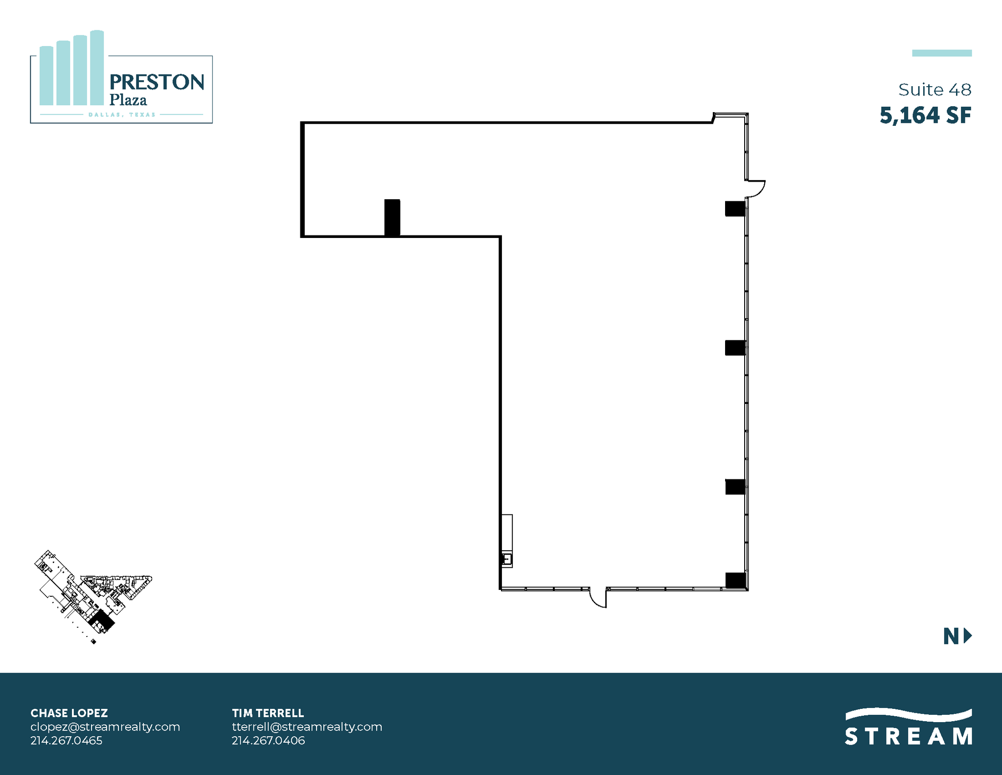 17950 Preston Rd, Dallas, TX à louer Plan d  tage- Image 1 de 4