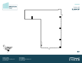 17950 Preston Rd, Dallas, TX à louer Plan d  tage- Image 1 de 4