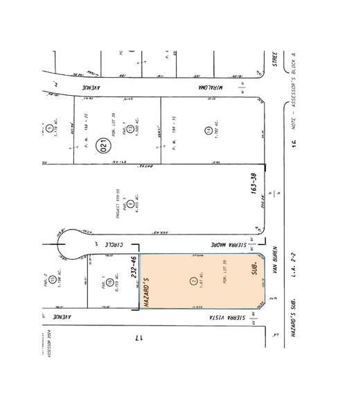 700 Van Buren St, Placentia, CA for lease - Plat Map - Image 3 of 4