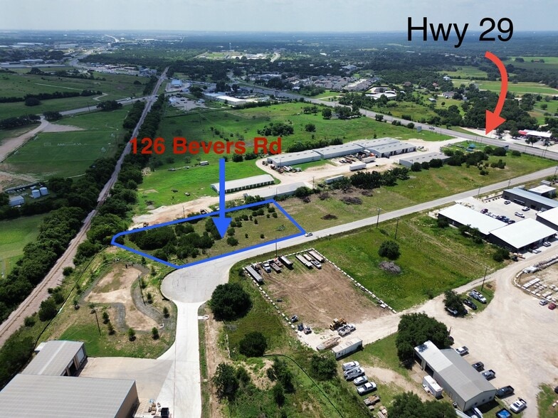 126 Bevers Rd, Liberty Hill, TX for sale - Aerial - Image 2 of 4