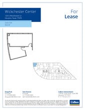 12012 Wickchester Ln, Houston, TX à louer Plan d’étage- Image 1 de 1