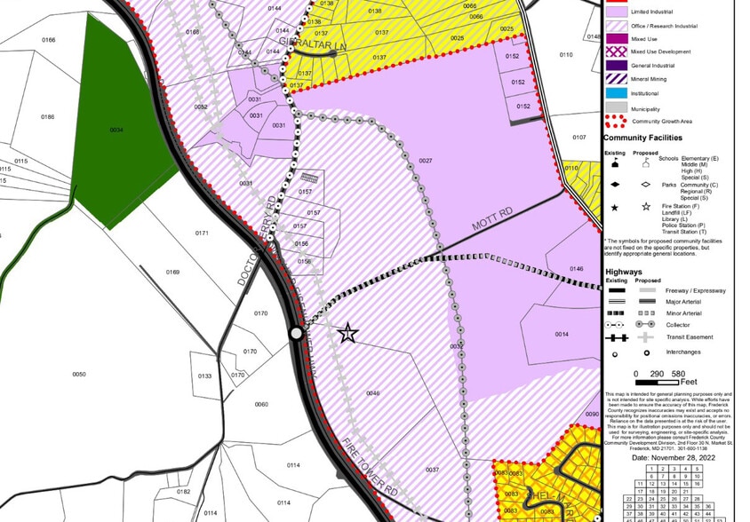 Fire Tower Rd, Frederick, MD à vendre - Plan cadastral - Image 1 de 4