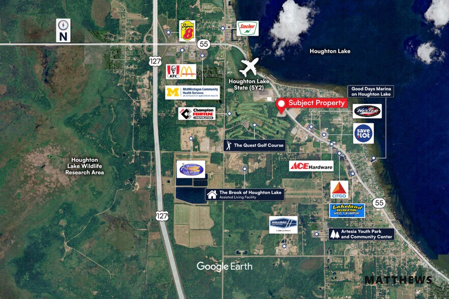 7685 W Houghton Lake Dr, Houghton Lake, MI à vendre - Photo du bâtiment - Image 3 de 3