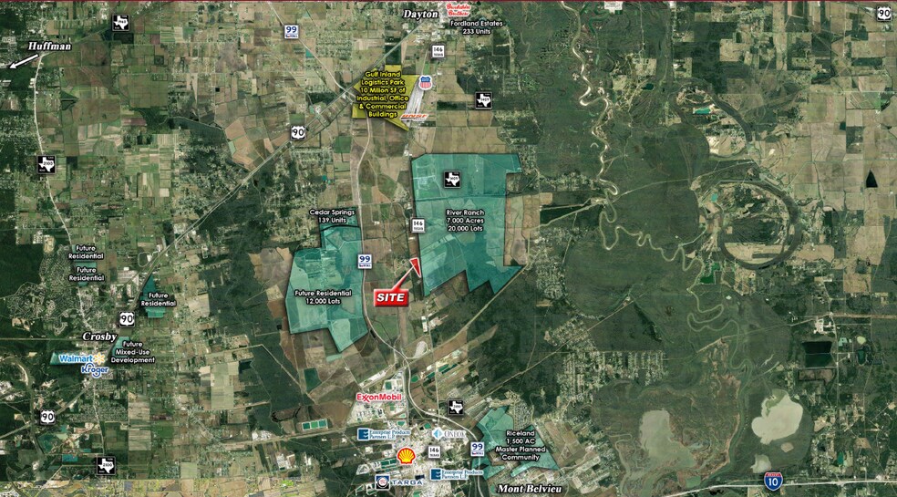 Highway 146, Dayton, TX à vendre - Aérien - Image 2 de 4