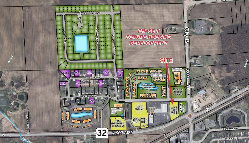 0 Mountain Bay Rd, Pulaski, WI à vendre Aérien- Image 1 de 1