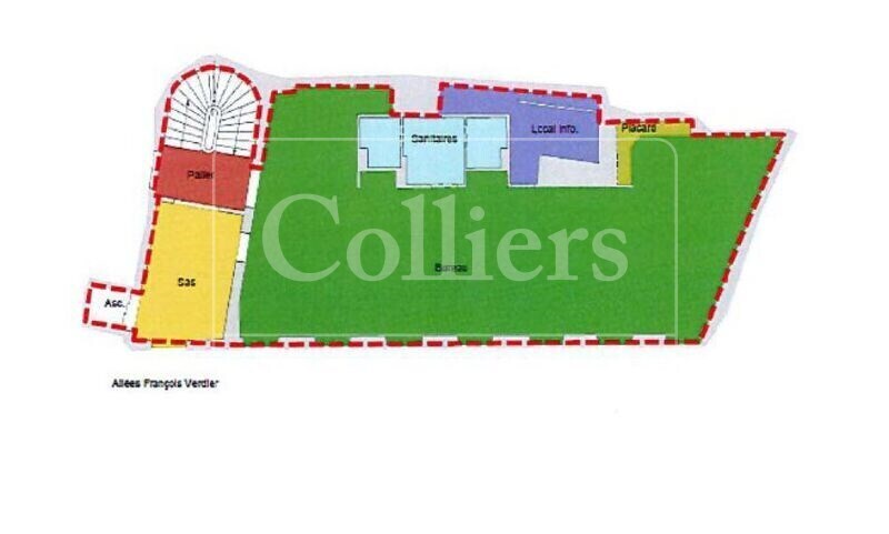 48 Allées Forain François Verdier, Toulouse à louer - Plan de site - Image 3 de 5