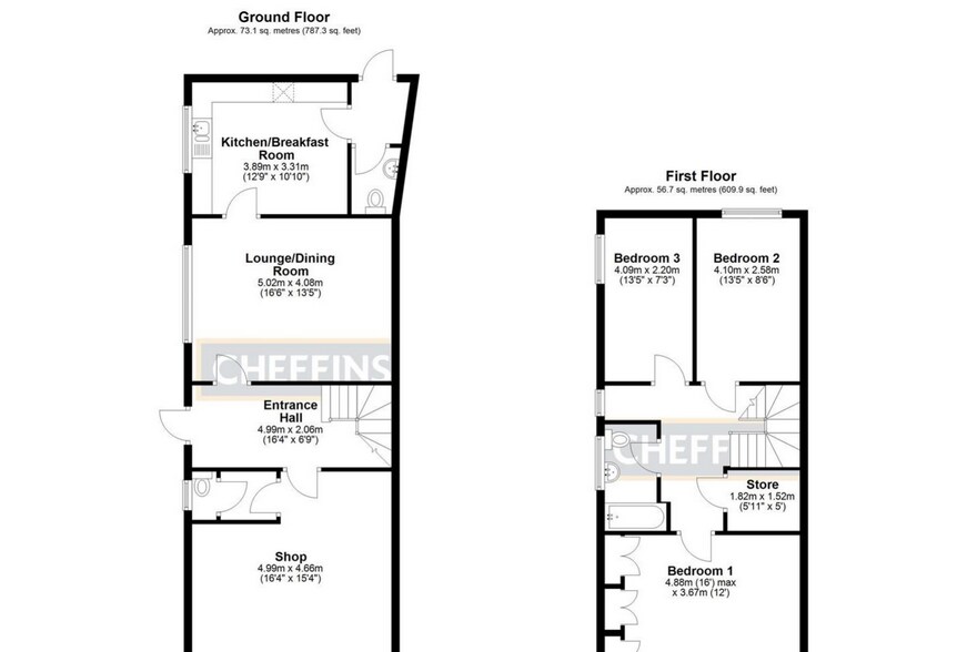 3 Sand St, Soham à vendre - Plan d’étage - Image 3 de 3