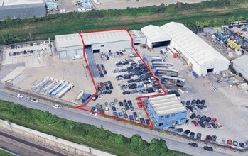 5B Oliver Rd, Grays, ESS - Aérien Vue de la carte