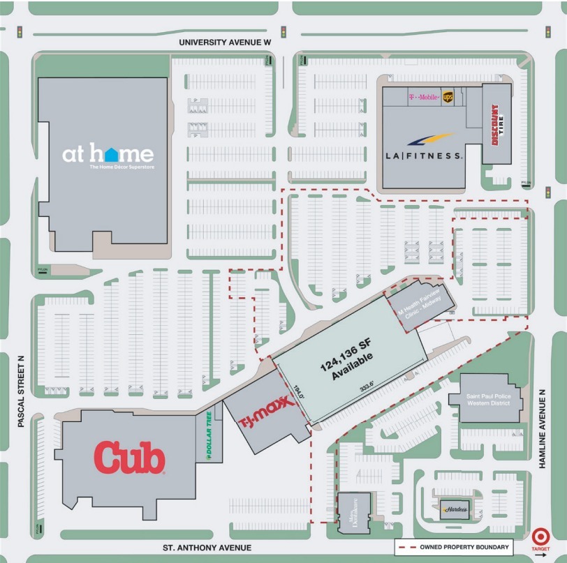 1390-1440 W University Ave, Saint Paul, MN for lease Site Plan- Image 1 of 1