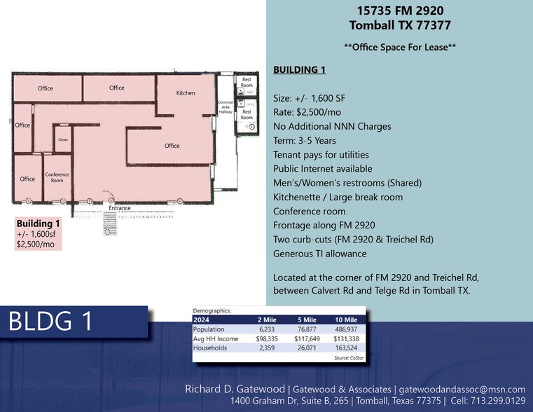 15735 FM 2920 Rd, Tomball, TX à louer - Photo du bâtiment - Image 2 de 10