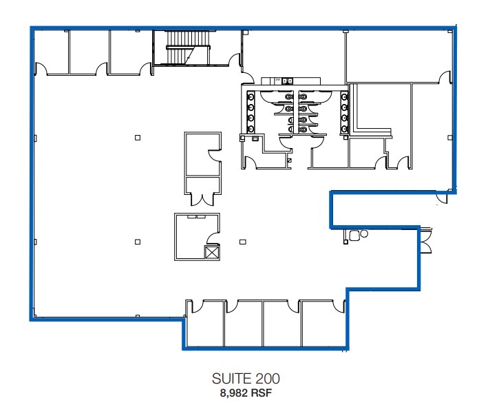 7001 Pinecrest Rd, Raleigh, NC à louer Plan d’étage- Image 1 de 2