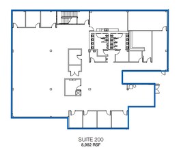 7001 Pinecrest Rd, Raleigh, NC à louer Plan d’étage- Image 1 de 2