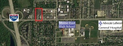 2434 E Dempster St, Des Plaines, IL - AERIAL  map view