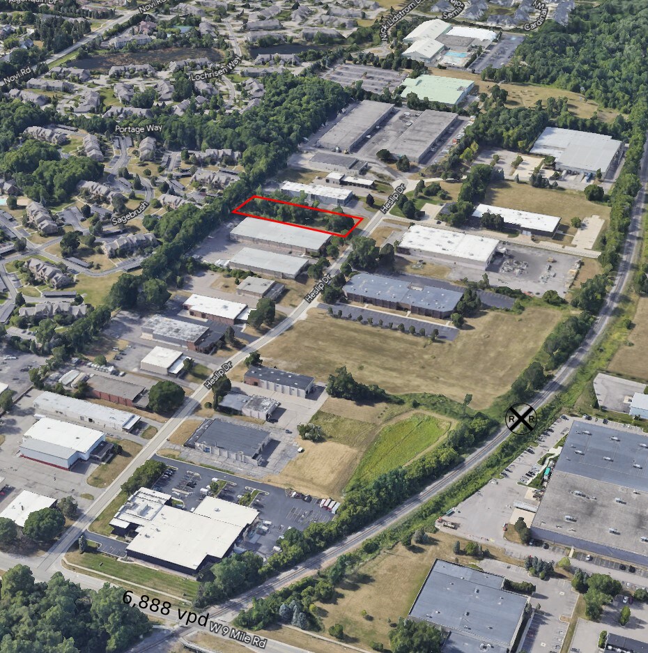 22735 Heslip Dr, Novi, MI à vendre Aérien- Image 1 de 2