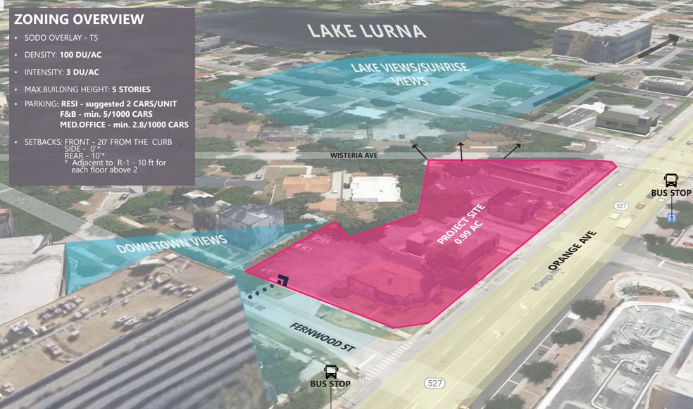 1515 S Orange Ave, Orlando, FL for sale - Aerial - Image 2 of 2