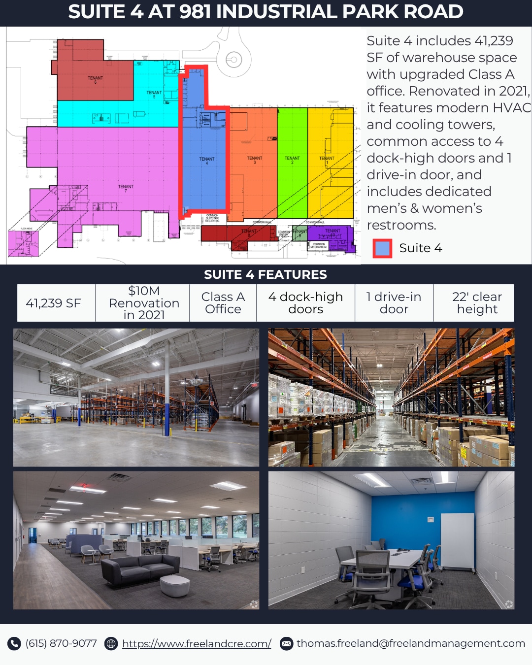 981 Industrial Park Rd, Columbia, TN for lease Interior Photo- Image 1 of 1