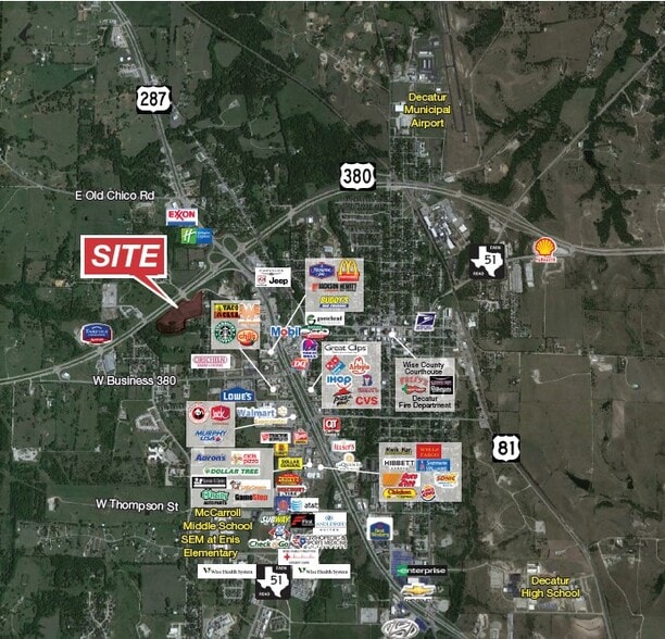US 380 & Ross Ave, Decatur, TX for sale - Building Photo - Image 2 of 4