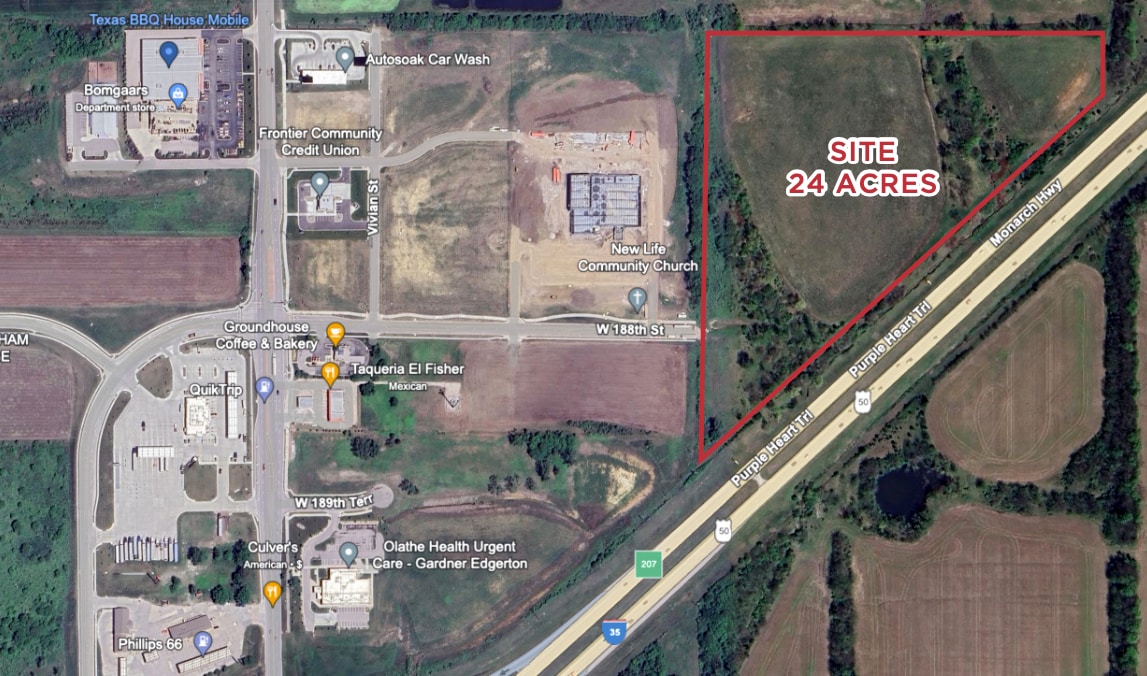 188th & Gardner Rd, Gardner, KS for sale Primary Photo- Image 1 of 2