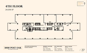 3000 Post Oak Blvd, Houston, TX for lease Floor Plan- Image 1 of 1