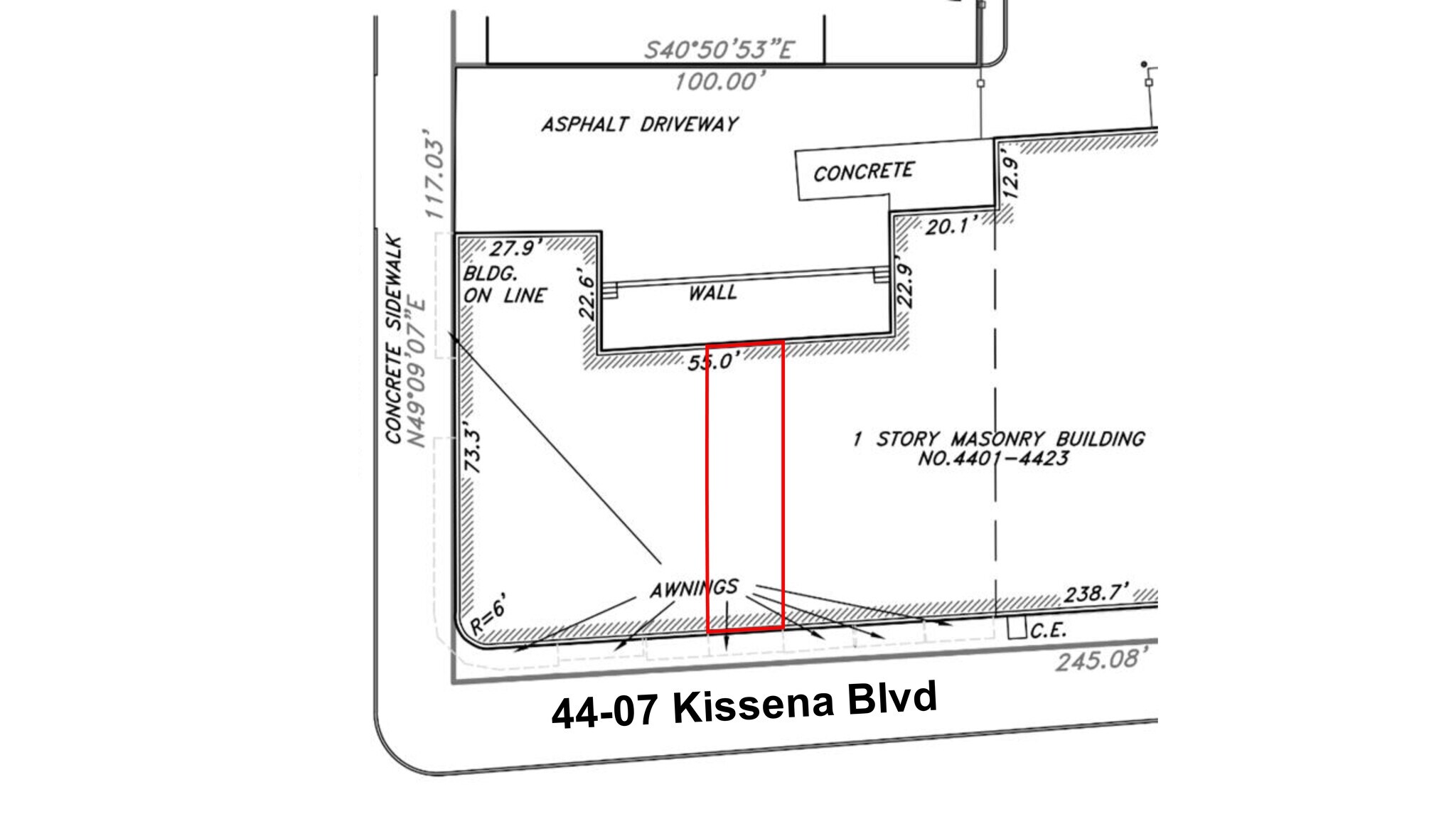 4401-4423 Kissena Blvd, Flushing, NY à louer Plan de site- Image 1 de 10