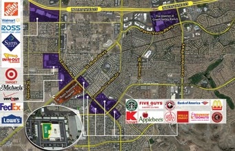 2904 W Horizon Ridge Pky, Henderson, NV - AERIAL  map view