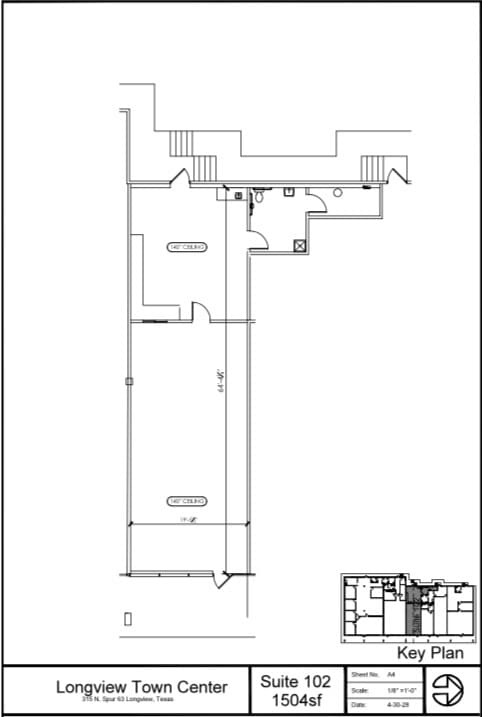 313-323 N Spur 63, Longview, TX à vendre Plan d’étage- Image 1 de 1