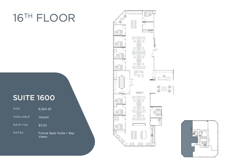 401 W A St, San Diego, CA à louer Plan d’étage- Image 1 de 1