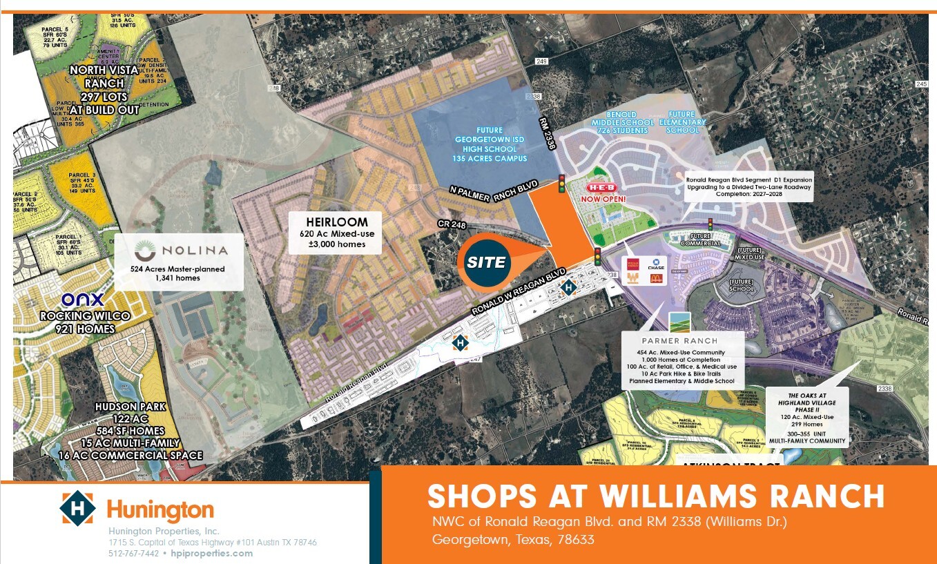 NWC of Ronald Reagan Blvd. and Williams Dr, Georgetown, TX for lease Building Photo- Image 1 of 2