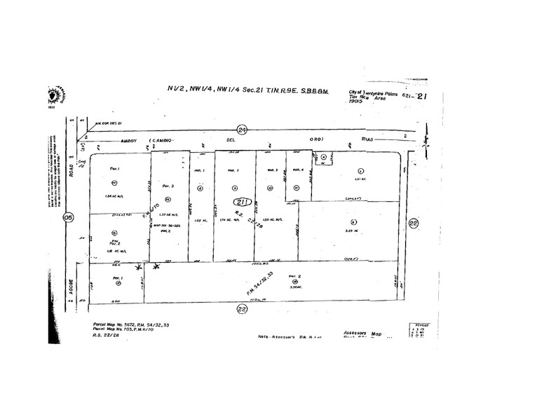 Amboy Rd, Twentynine Palms, CA à vendre - Plan cadastral - Image 1 de 1