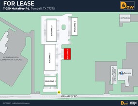 11050 Mahaffey Rd, Tomball, TX for lease Site Plan- Image 1 of 1