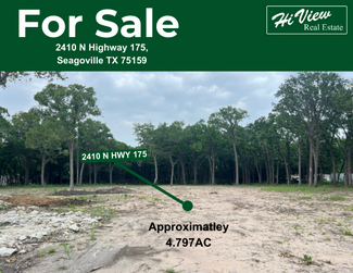 Plus de détails pour 2410 N Hwy 175, Seagoville, TX - Terrain à vendre