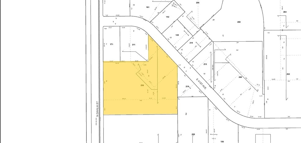 4900 E 41st Ave, Denver, CO for lease - Plat Map - Image 3 of 10