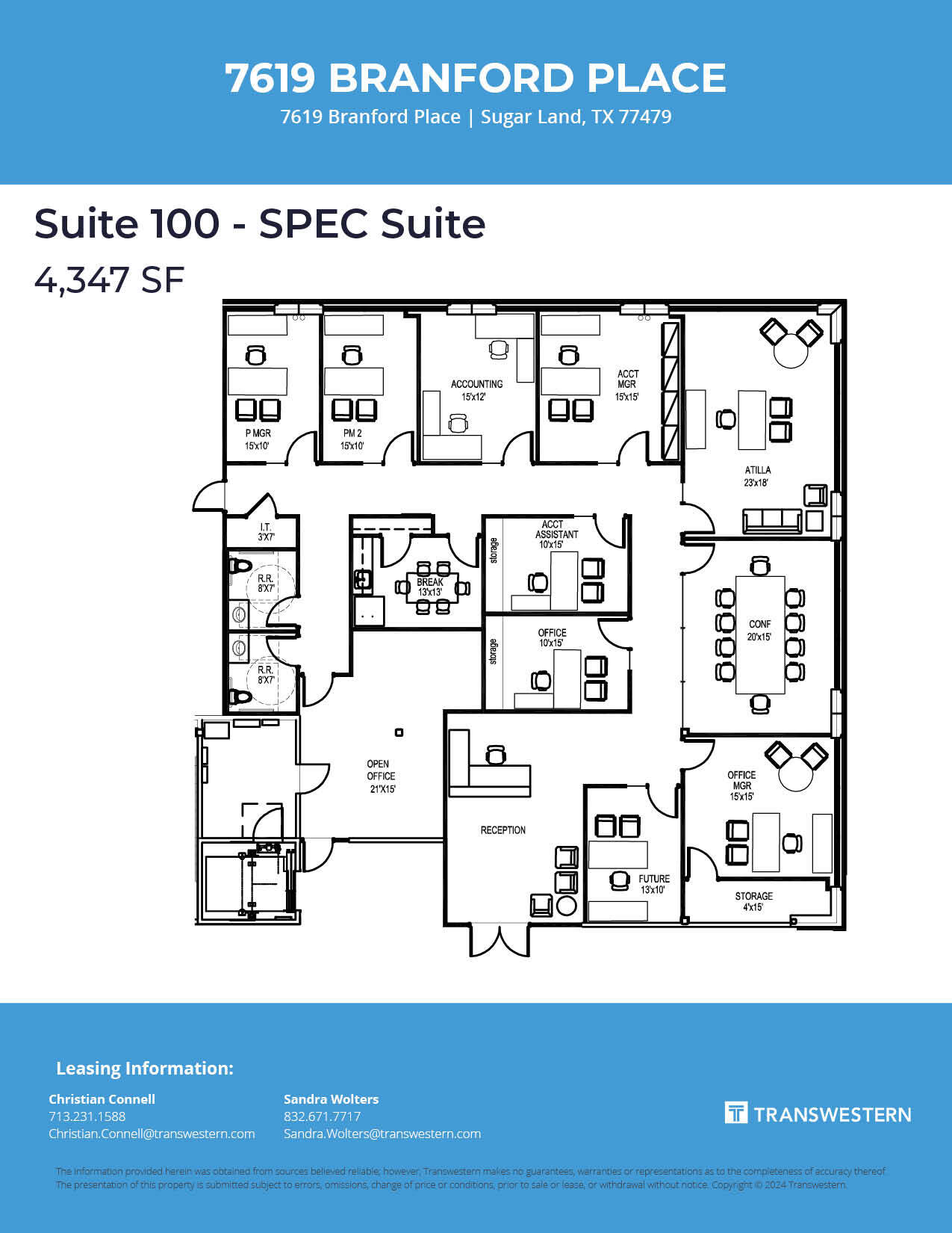 7619 Branford Pl, Sugar Land, TX à louer Photo intérieure- Image 1 de 2