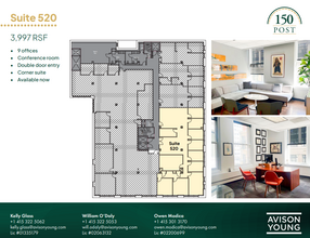 150 Post St, San Francisco, CA for lease Floor Plan- Image 1 of 2