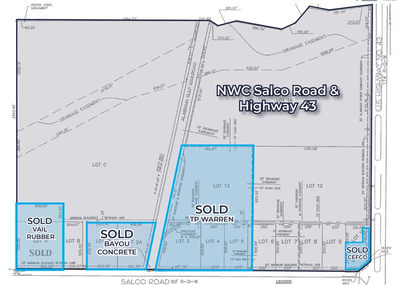 175 Salco Rd, Axis, AL à vendre - Plan cadastral - Image 2 de 2