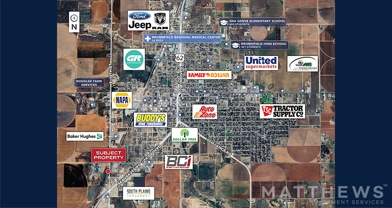 1313 14th st, Brownfield, TX à vendre - Photo du bâtiment - Image 2 de 2